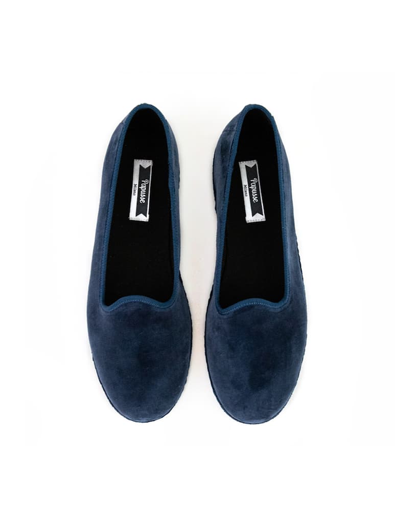 rinascente Papusse Scarpe friulane in velluto Blu