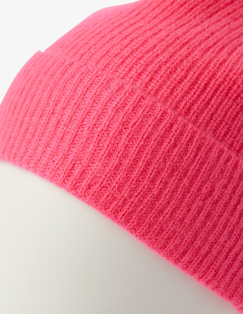 rinascente Brodie Cashmere Cappellino a costa - Rosa