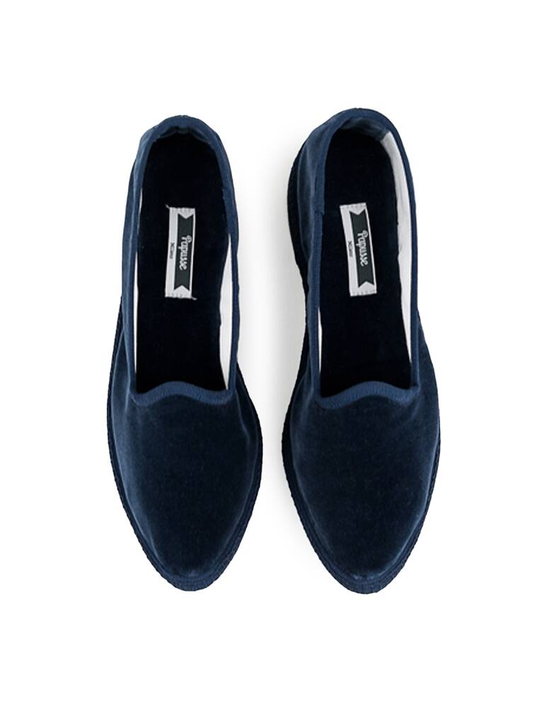 rinascente Papusse Scarpe friulane in velluto Notte