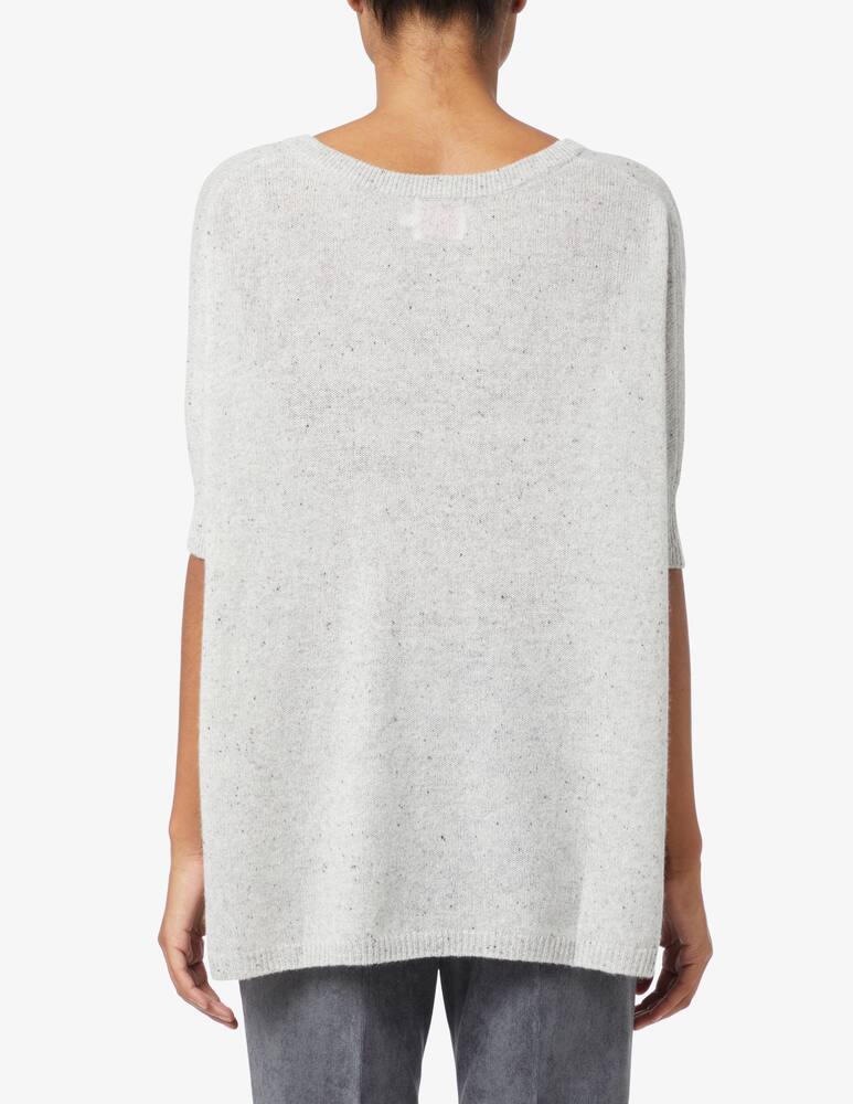 rinascente Brodie Cashmere V neck kimono over - Grey