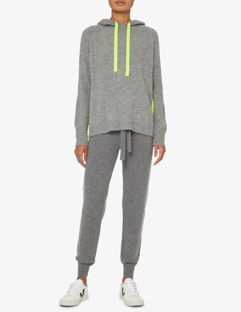 rinascente Brodie Cashmere Maglione con cappuccio bicolore - Grigio