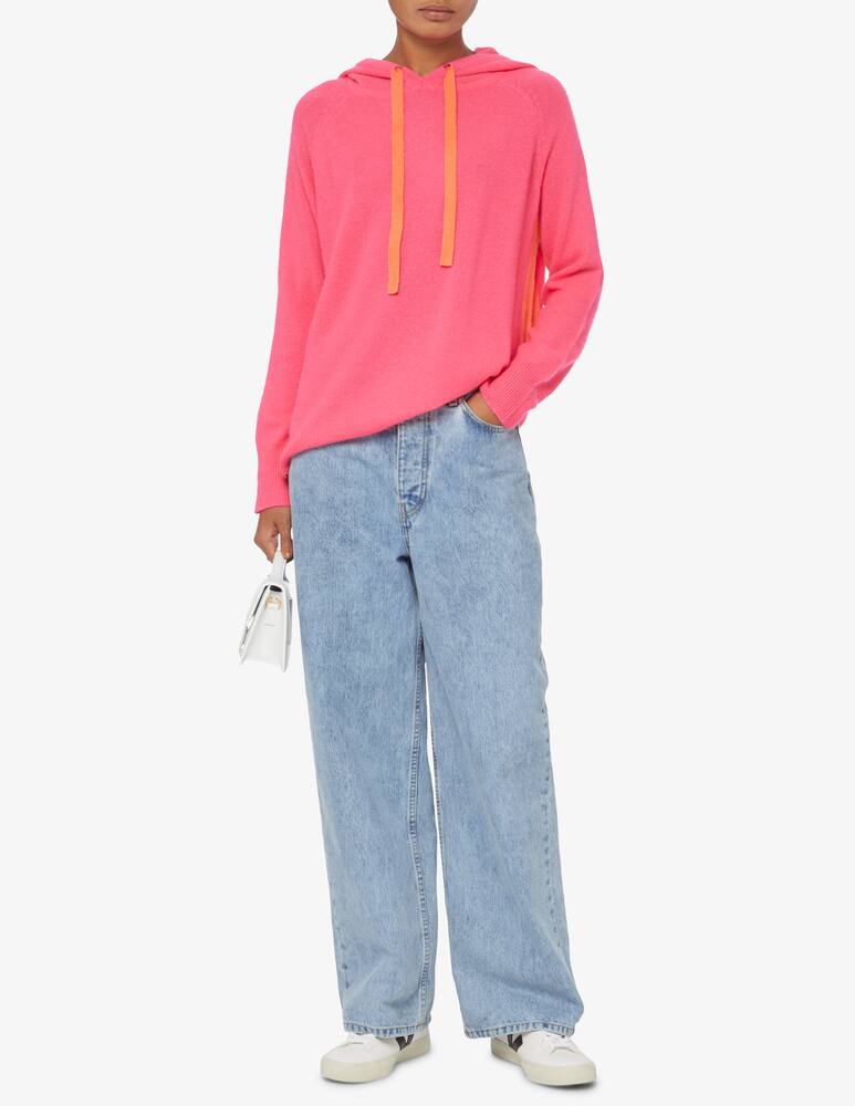 rinascente Brodie Cashmere Two-tone hooded sweater - Pink