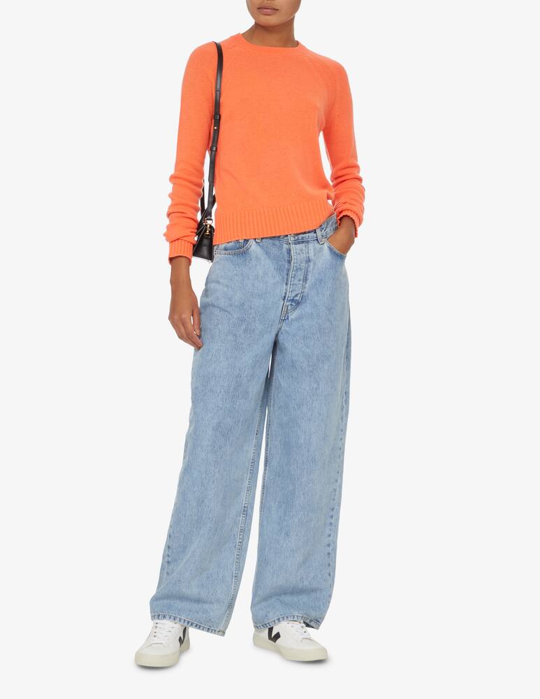 rinascente Brodie Cashmere Ribbed sweater and boat neck - Orange