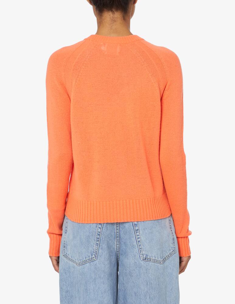 rinascente Brodie Cashmere Ribbed sweater and boat neck - Orange