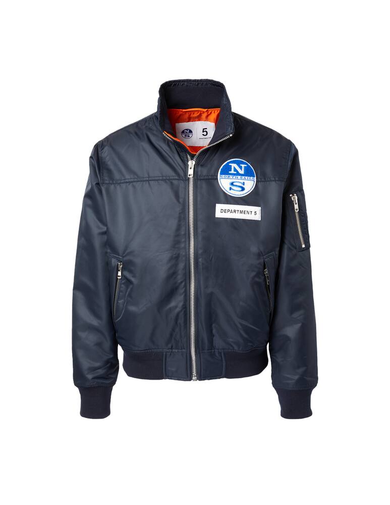 rinascente Department 5 Giacca bomber in raso - blu