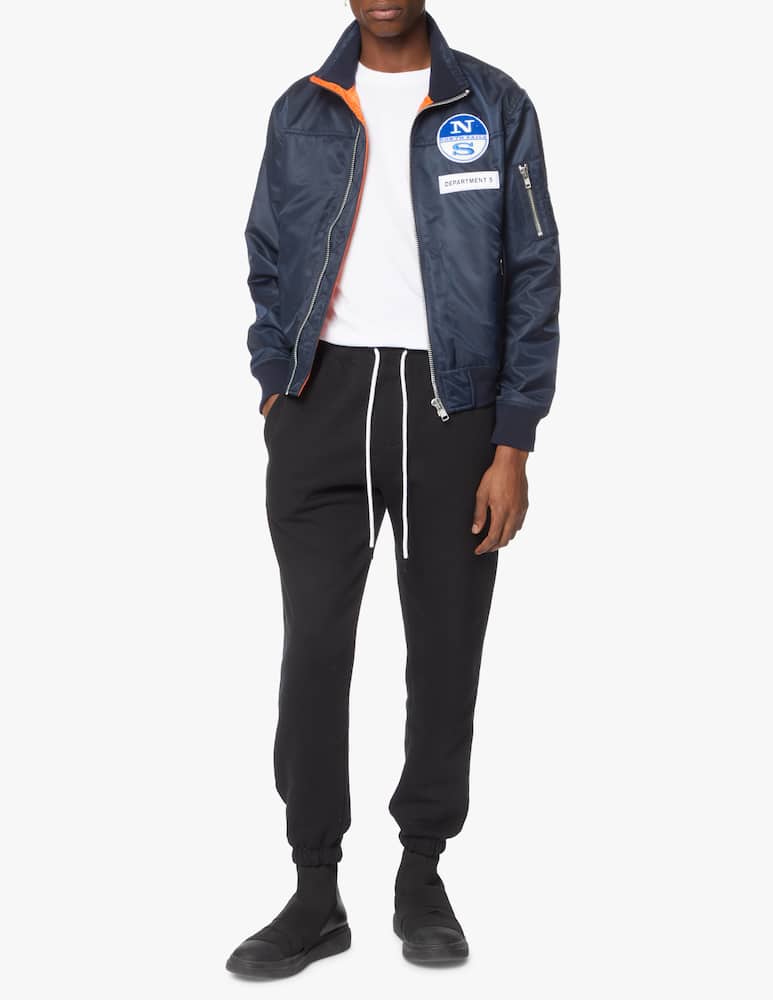 rinascente Department 5 Giacca bomber in raso - blu