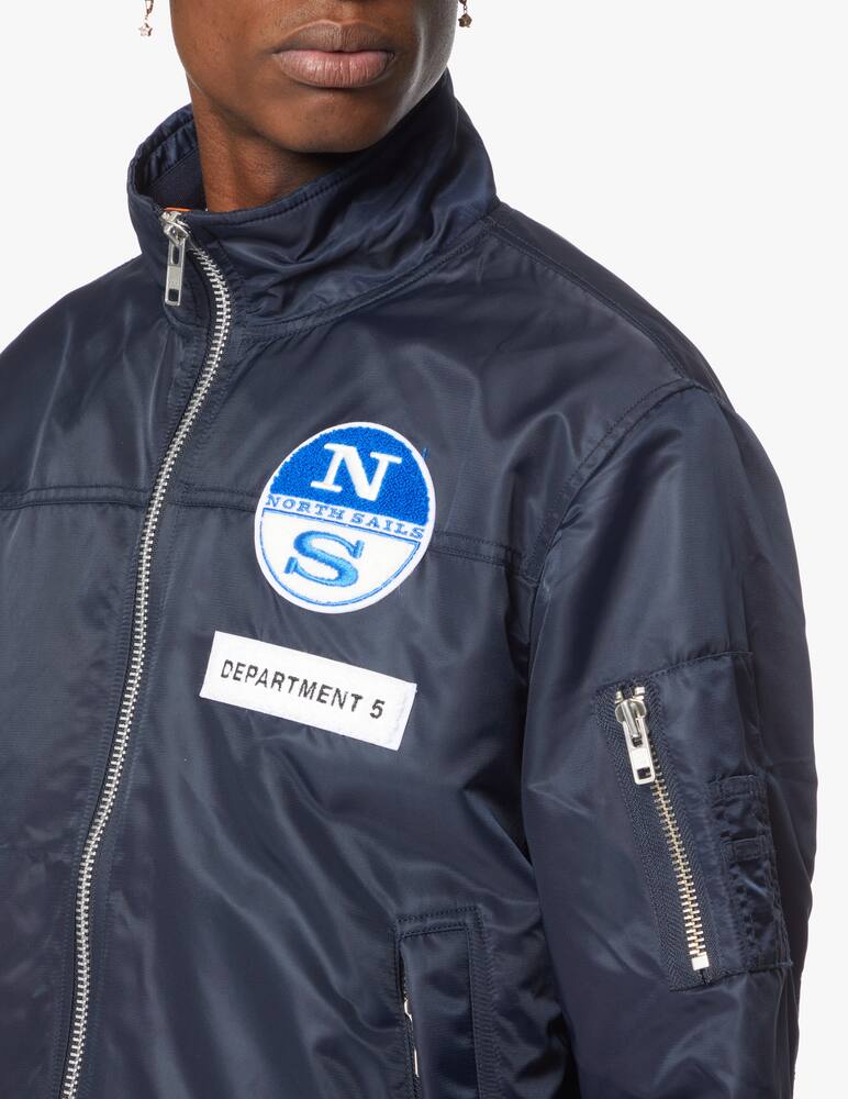 rinascente Department 5 Giacca bomber in raso - blu