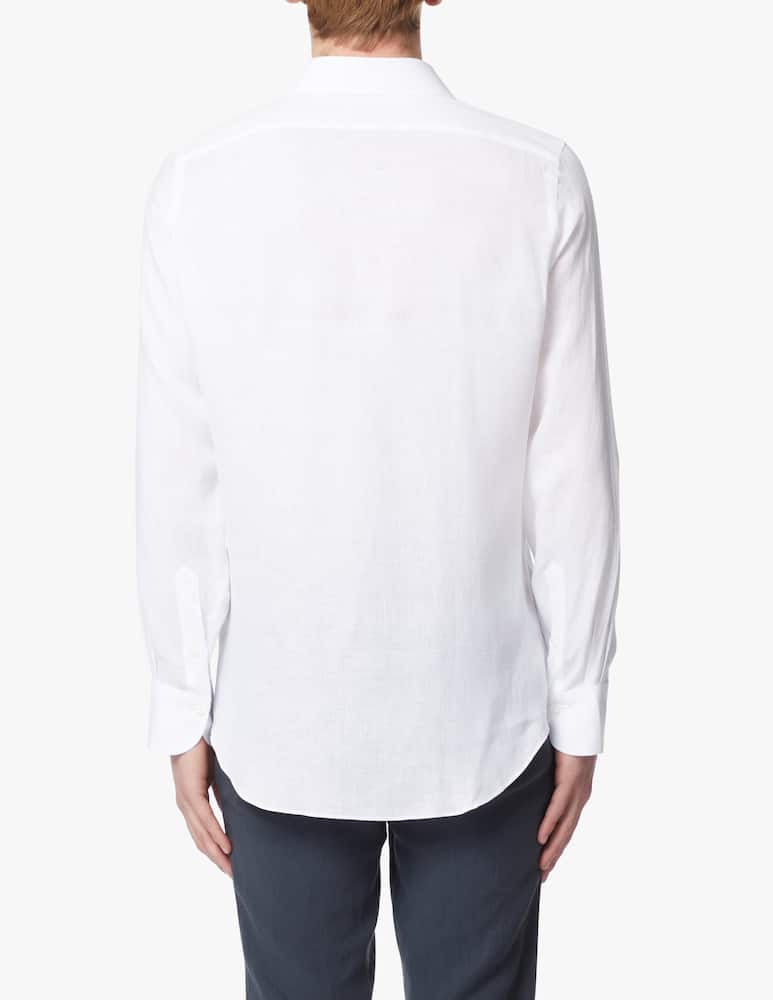 rinascente Finamore Linen shirt - white