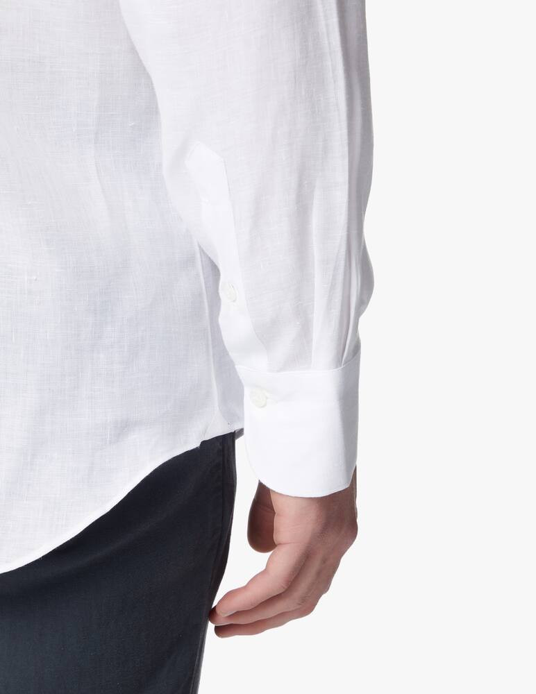 rinascente Finamore Linen shirt - white