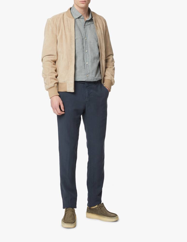 rinascente Finamore Linen cotton shirt - green