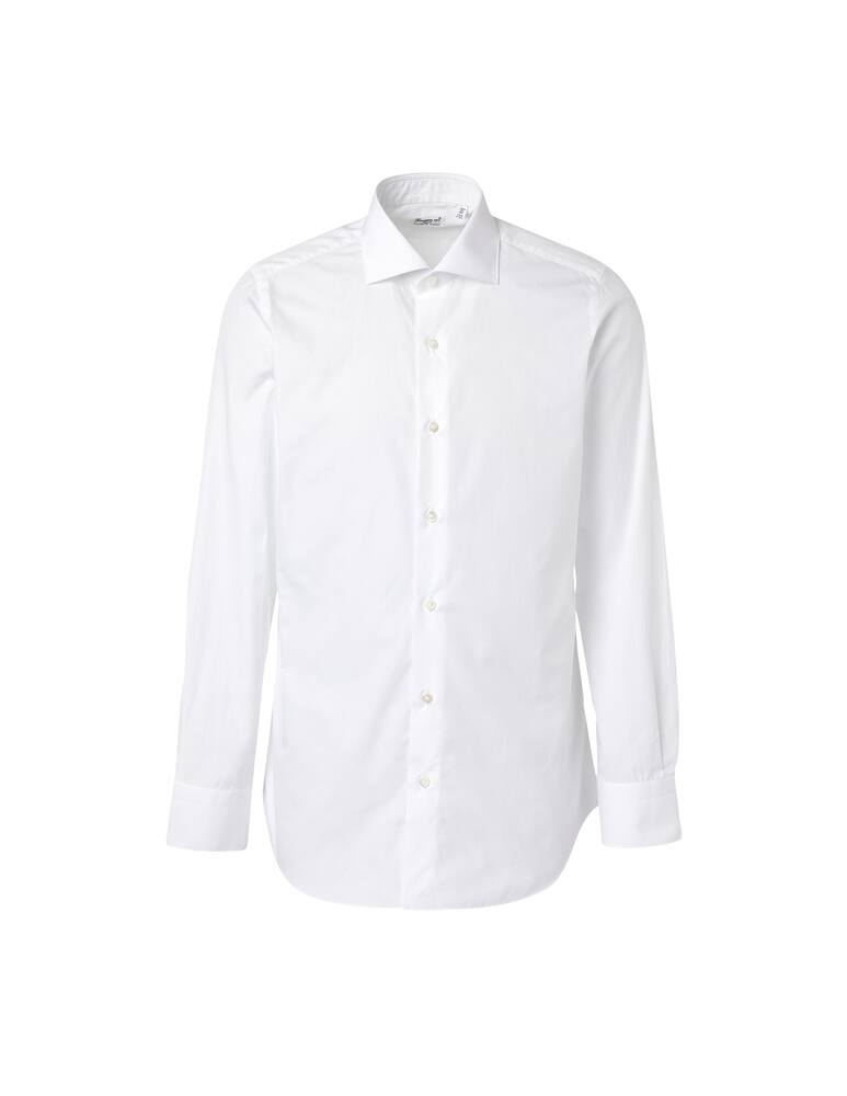 Finamore Camicia manica lunga popeline - bianco - immagine 5 Finamore Camicia manica lunga popeline - bianco - immagine 5