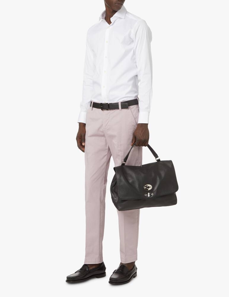 rinascente Zanellato Borsa postina amrcapunto - nero