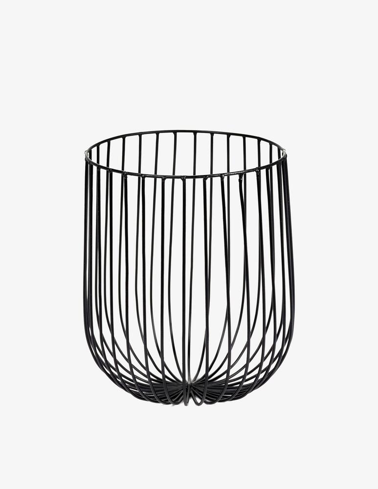 rinascente Serax Metal Sculptures by Antonino Sciortino Basket L Catu - Black