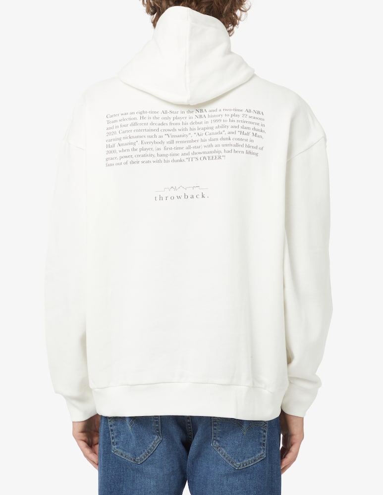 rinascente Throwback Its over hoodie - White