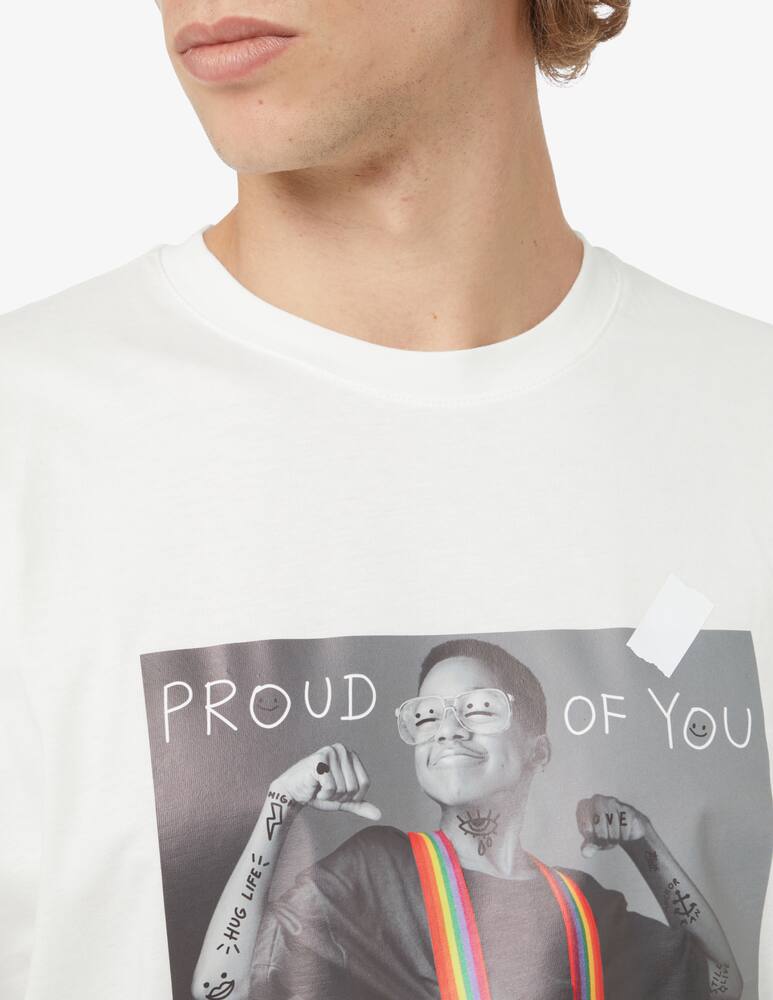 rinascente Throwback Steve proud of t-shirt - White