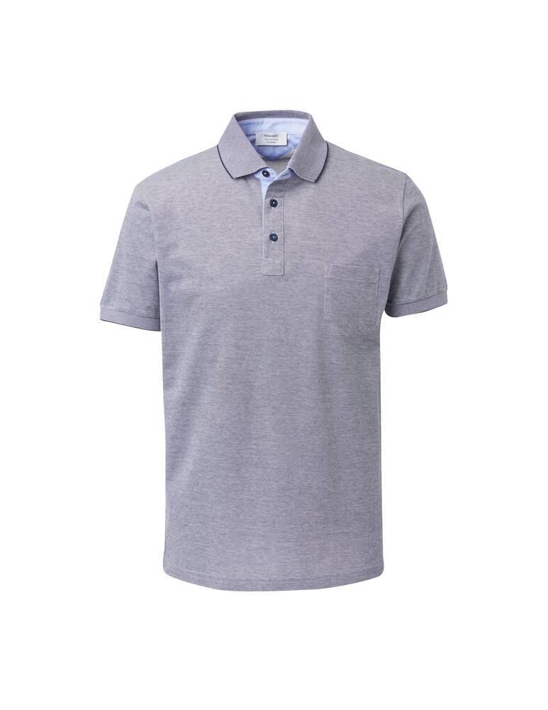 rinascente Pure Cashmere Scotland yarn polo - blue