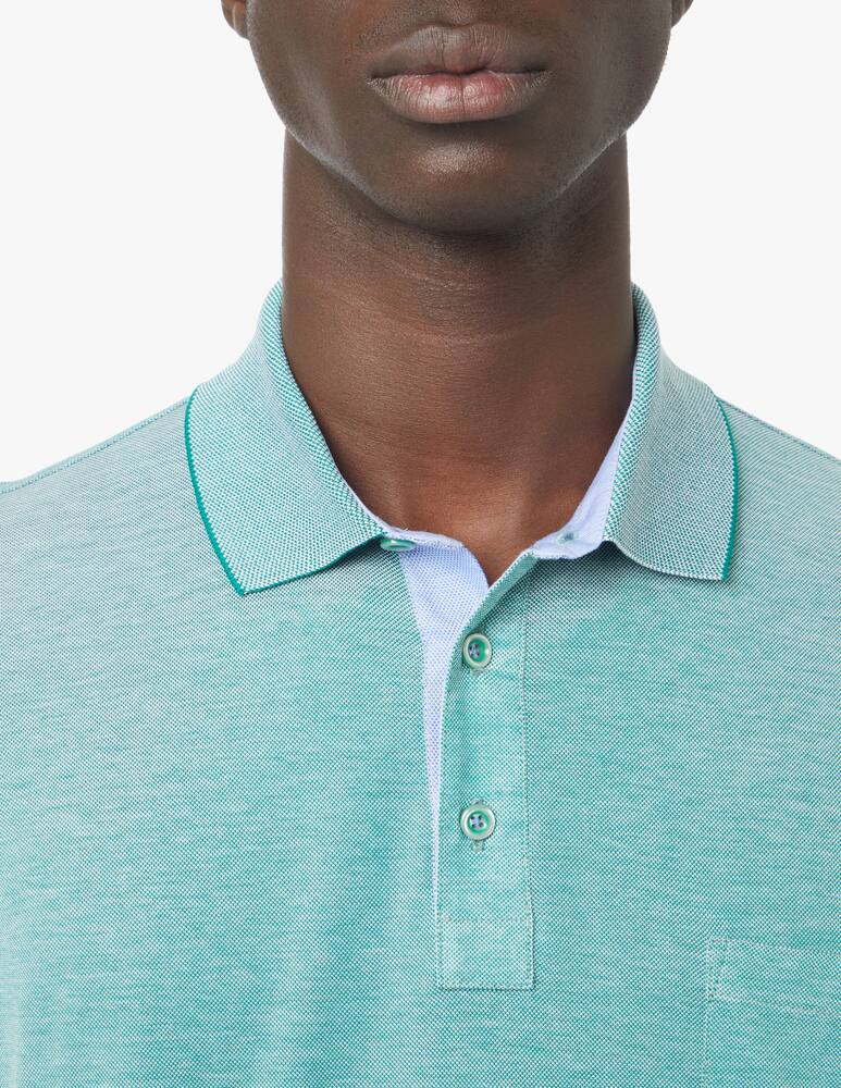 rinascente Pure Cashmere Polo in filo di scozia - verde