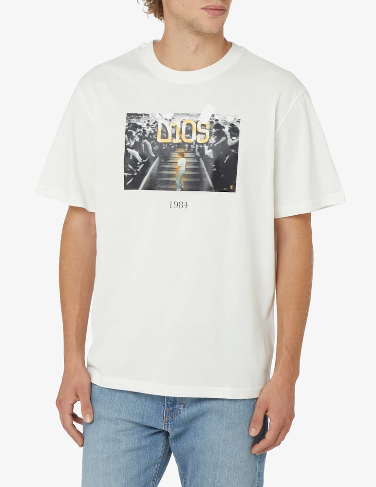 rinascente Throwback Maglietta manica corta diego - Bianco