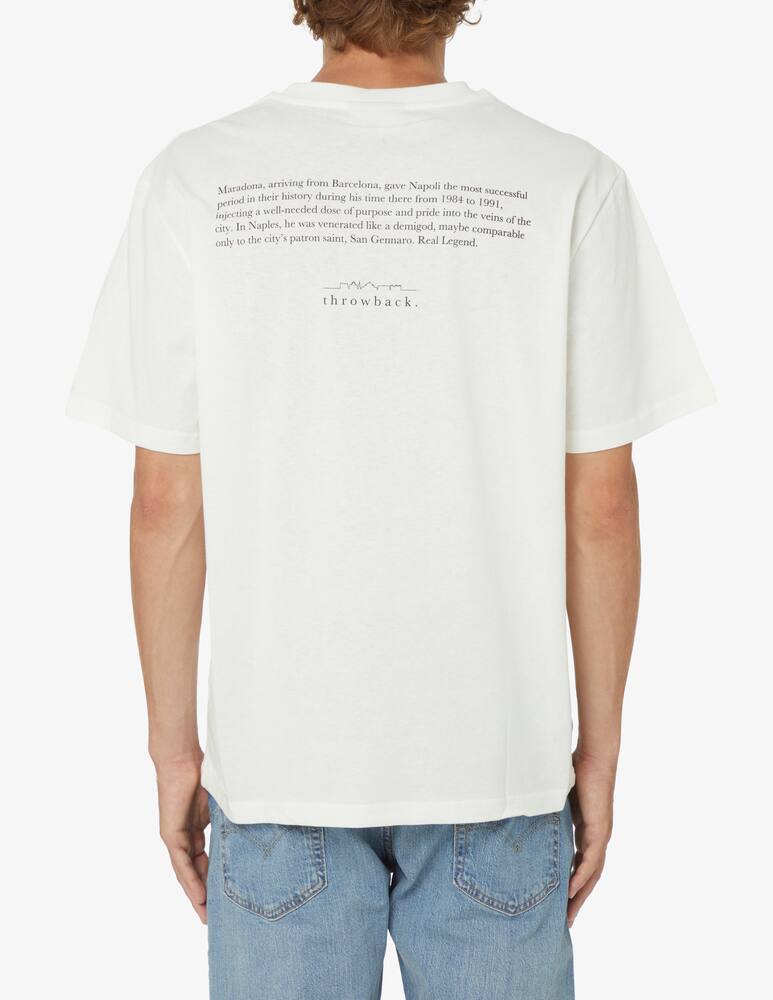 rinascente Throwback Maglietta manica corta diego - Bianco