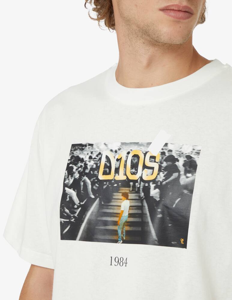 rinascente Throwback Maglietta manica corta diego - Bianco