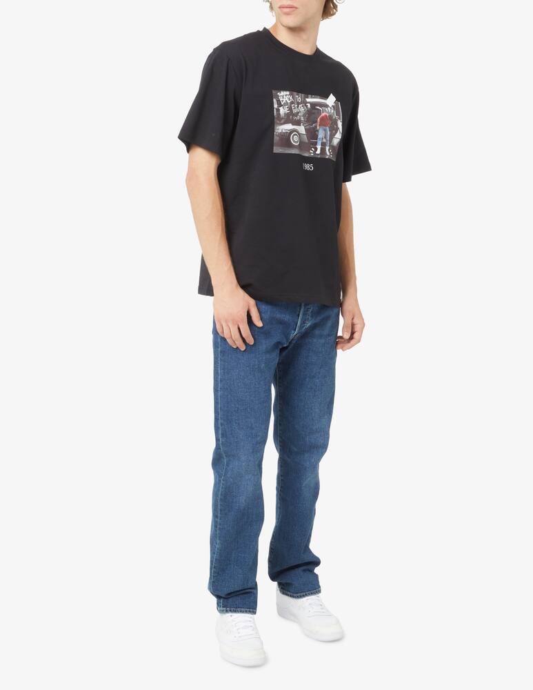 rinascente Throwback Maglietta manica corta back to the future - Nero