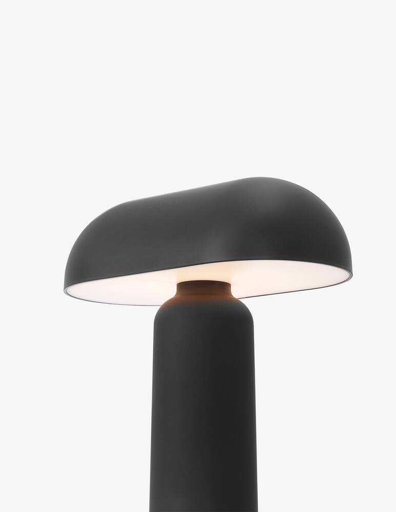 rinascente Normann Copenhagen Porta Lampada Da Tavolo Nero