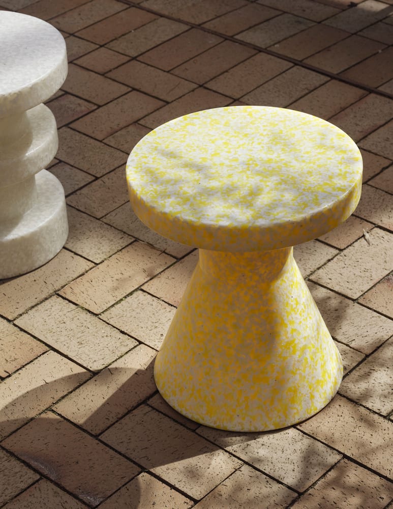 rinascente Normann Copenhagen Bit Stool Table - Yellow