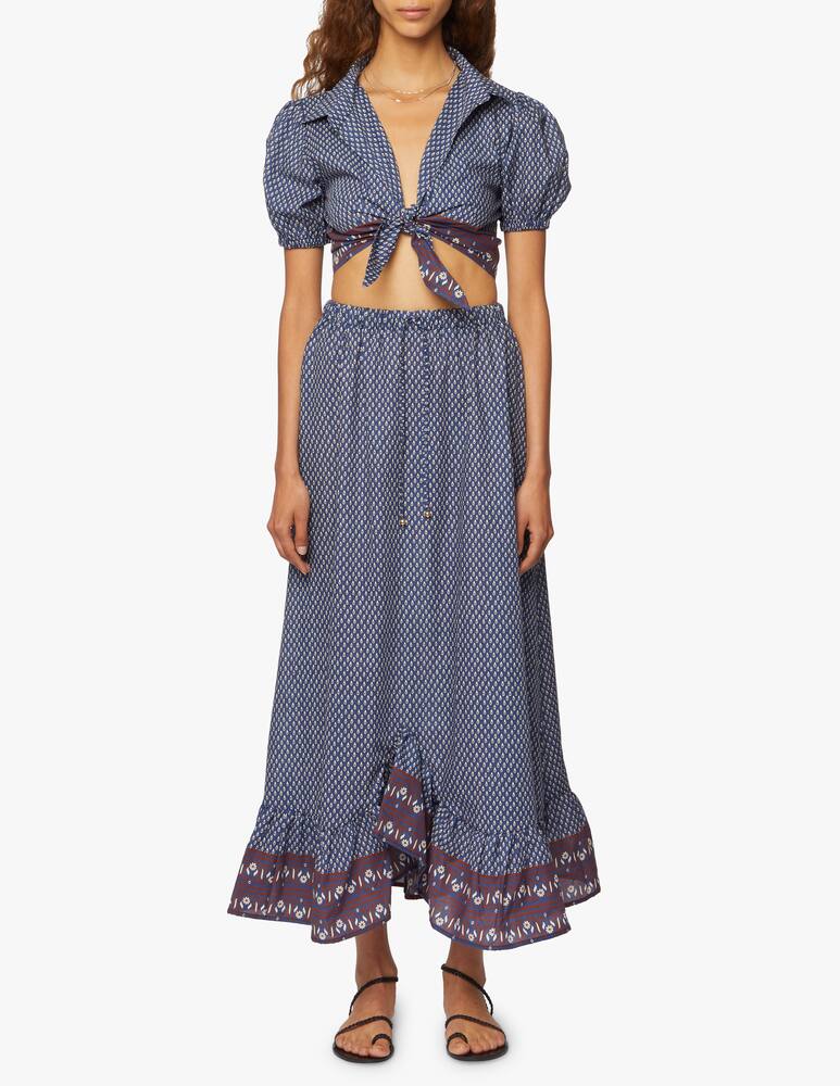 rinascente Delfina Asia cotton skirt