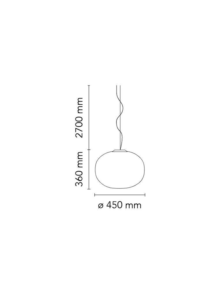 rinascente Flos Glo-Ball S2 Lampada Da Soffitto - Bianco