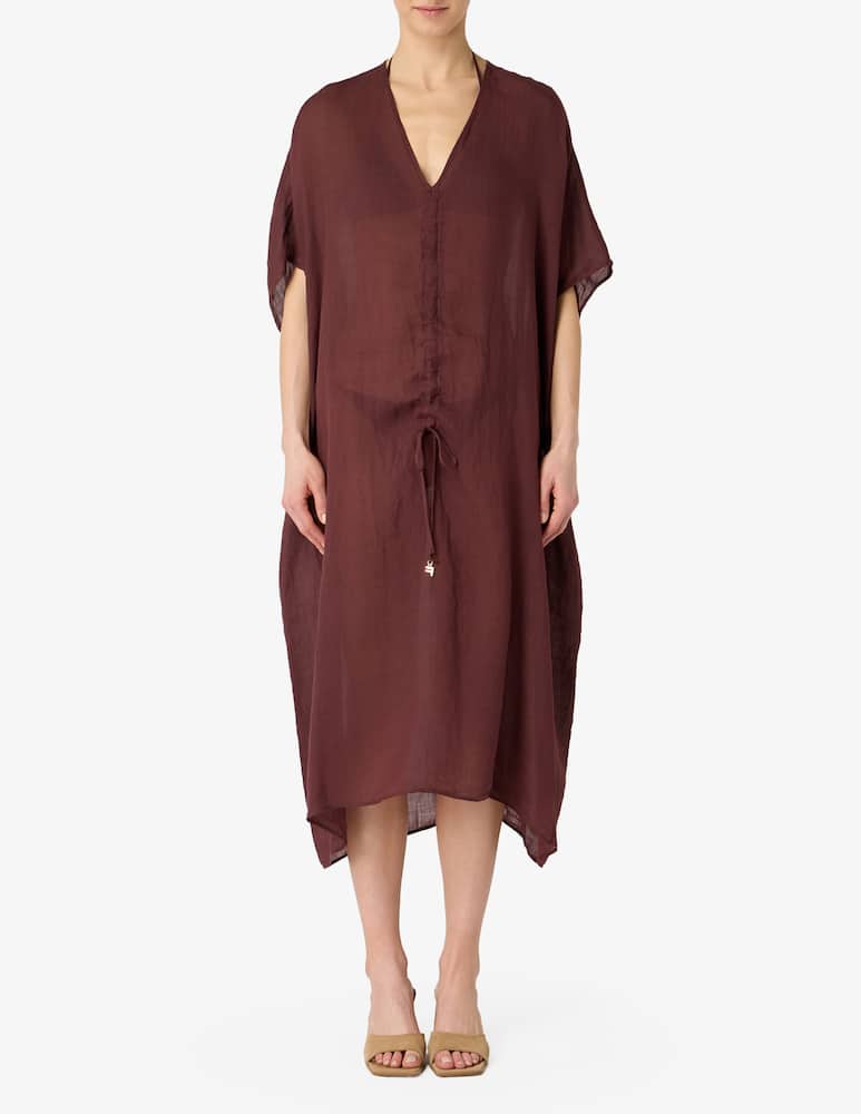 rinascente Fisico Kaftan with drawstring detail