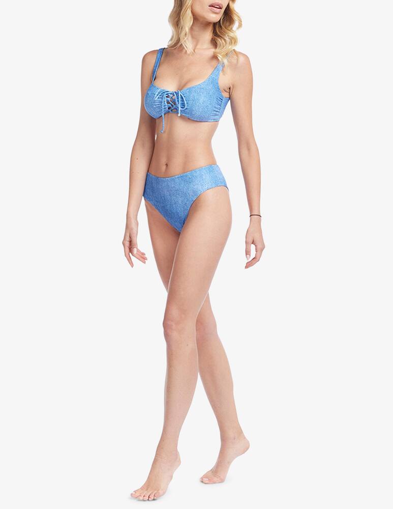 rinascente Fisico Top bikini a fascia con lacci