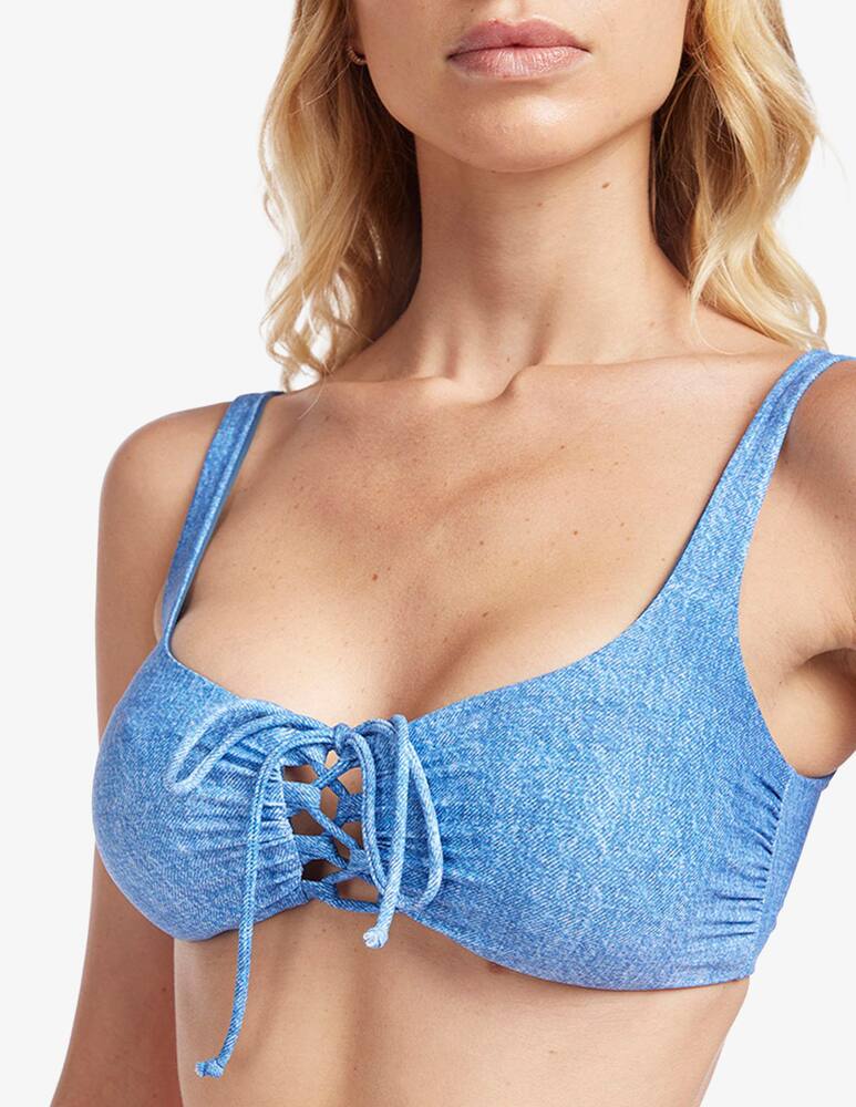 rinascente Fisico Top bikini a fascia con lacci