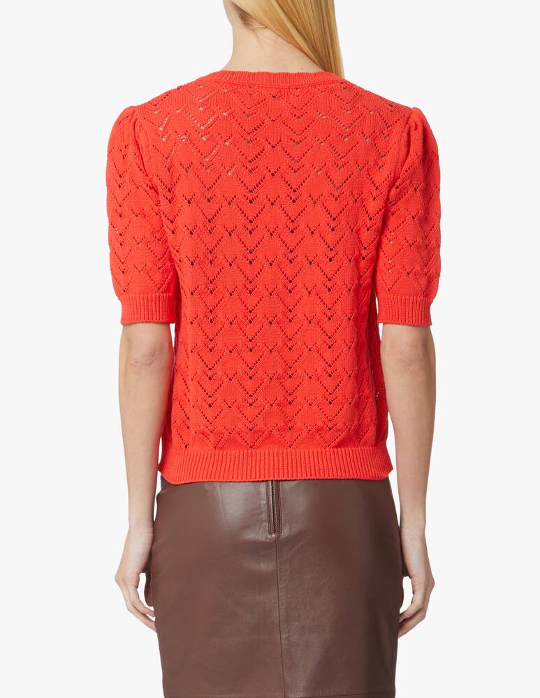 rinascente Rinascente Collection Cotton blend v neck sweater - orange