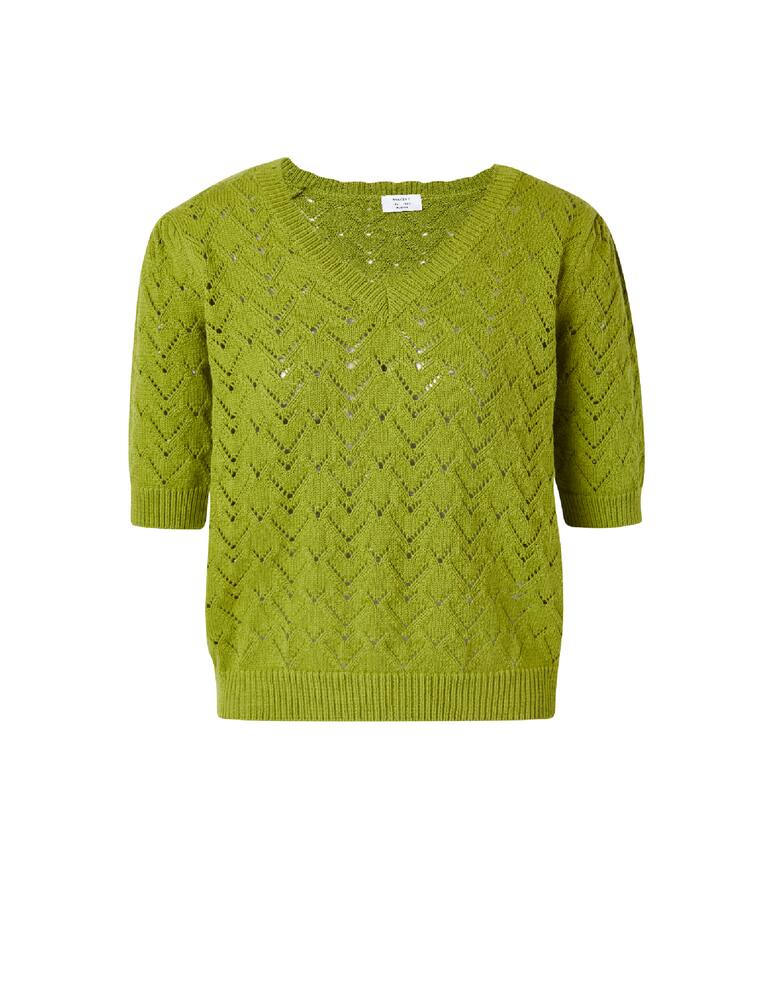 rinascente Rinascente Collection Cotton blend v neck sweater - green