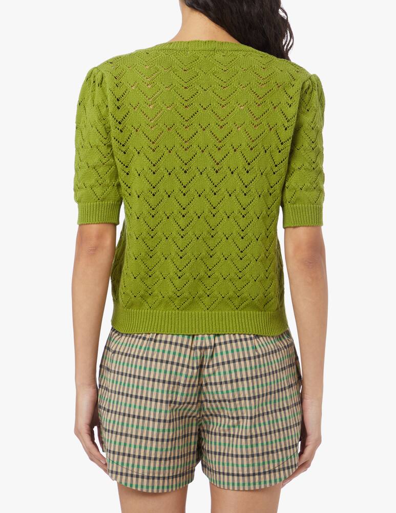 rinascente Rinascente Collection Cotton blend v neck sweater - green