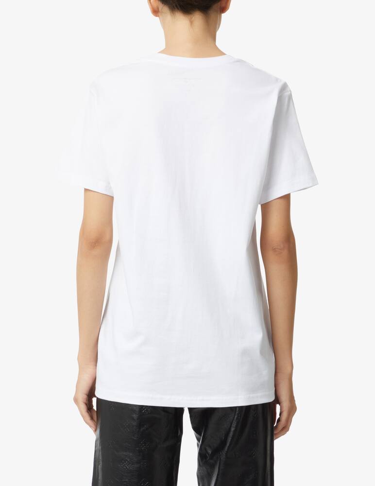 rinascente Linea Daria T-shirt 'Gin Tonic & Vuoti di memoria' - Bianco