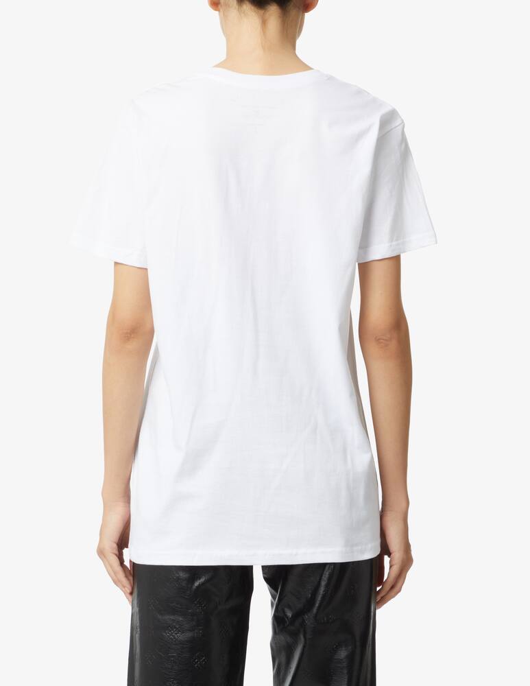 rinascente Linea Daria T-shirt 'Gin Tonic & Vuoti di memoria' - White