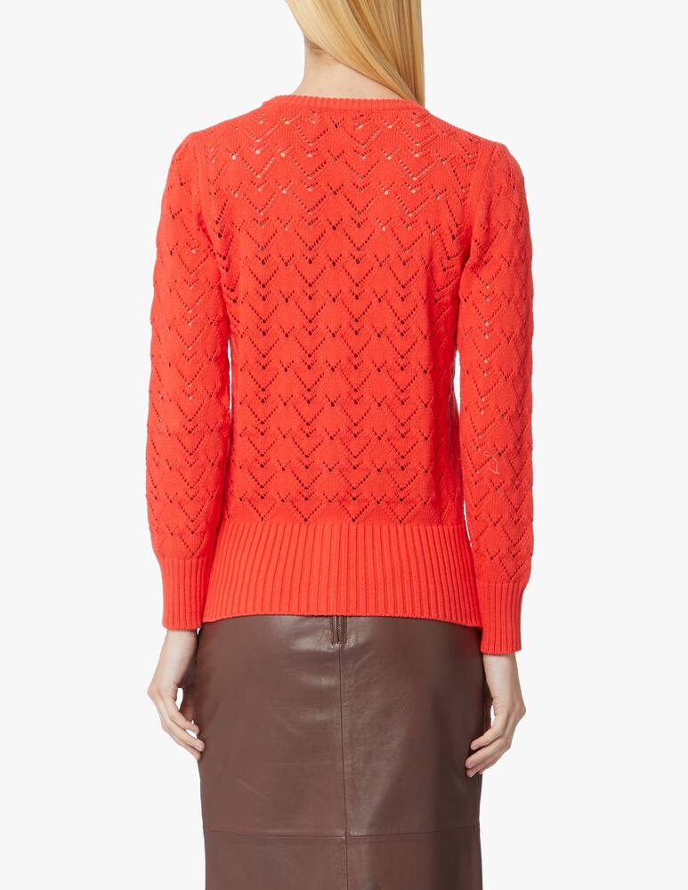 rinascente Rinascente Collection Cotton blend v neck cardigan - orange