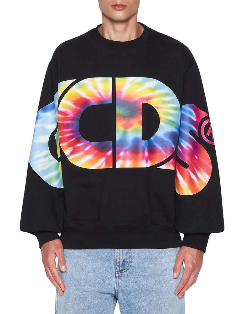 rinascente GCDS Girocollo oversize con stampa tie dye