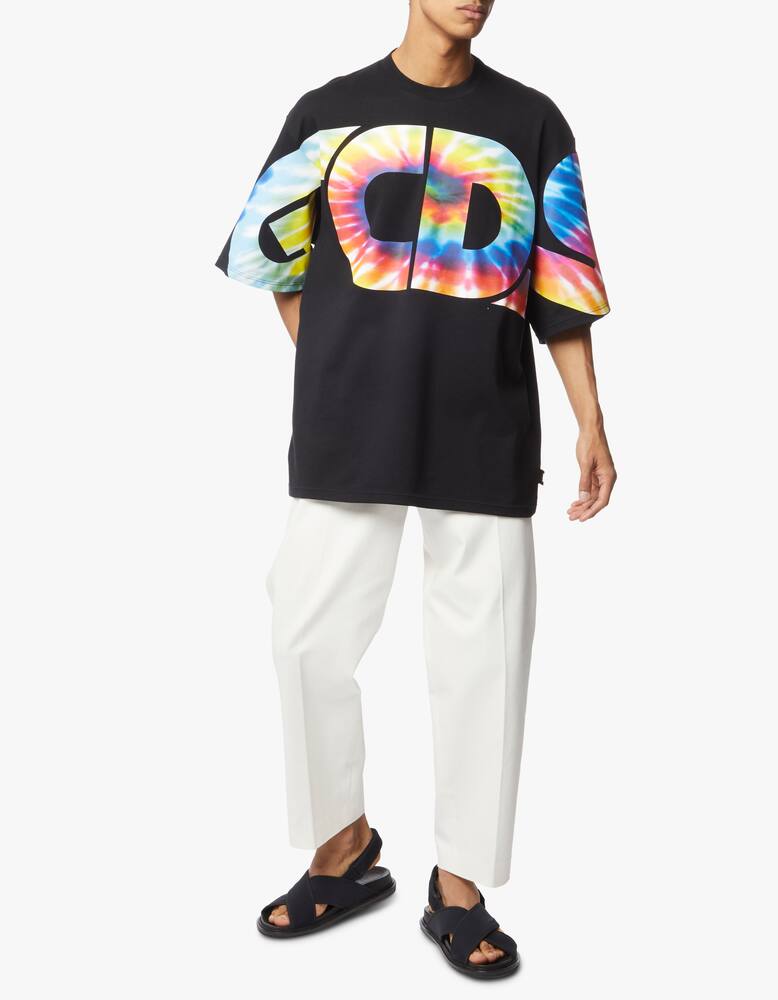 rinascente GCDS T-shirt oversize con stampa tie dye