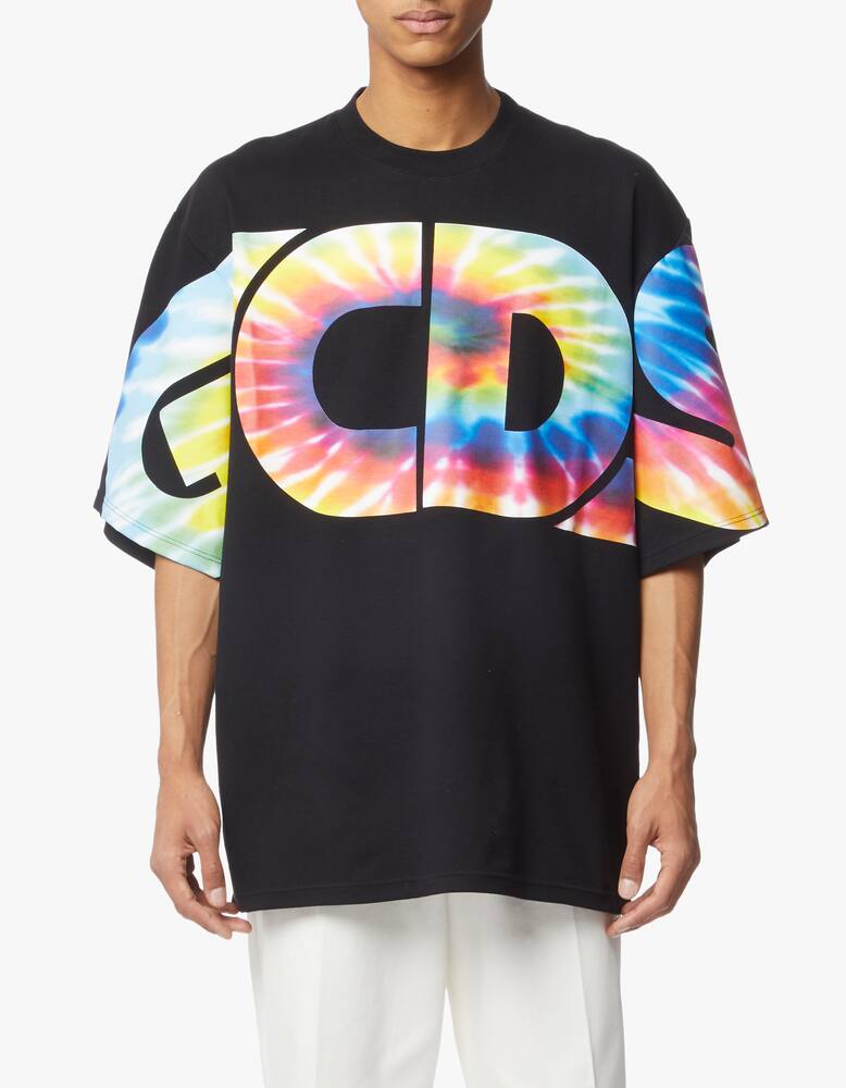 rinascente GCDS T-shirt oversize con stampa tie dye