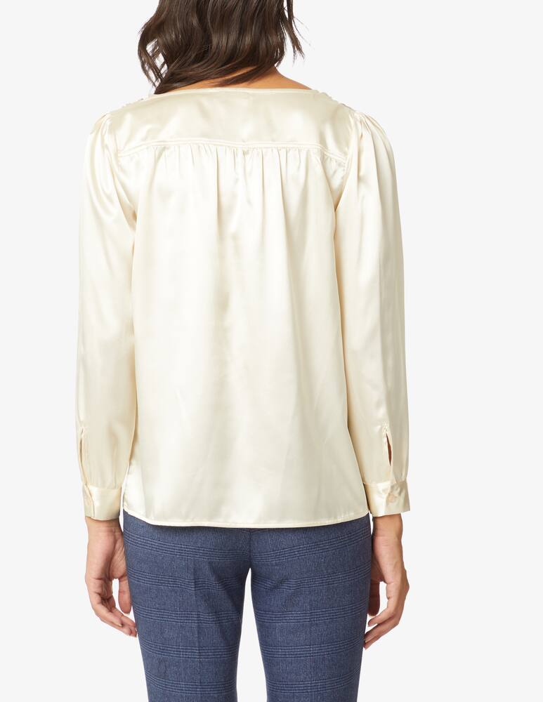 rinascente Elizabeth Ascot Long sleeved top - White