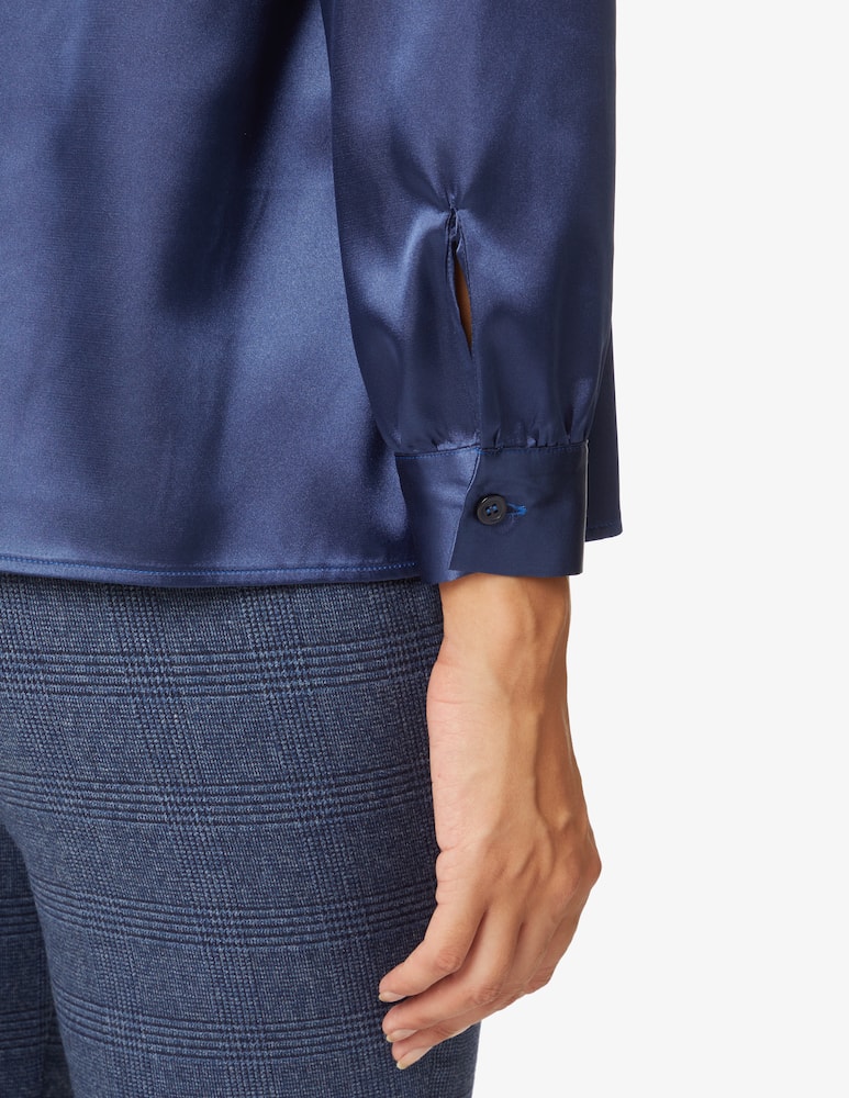 rinascente Elizabeth Ascot Long sleeved blouse - Blue