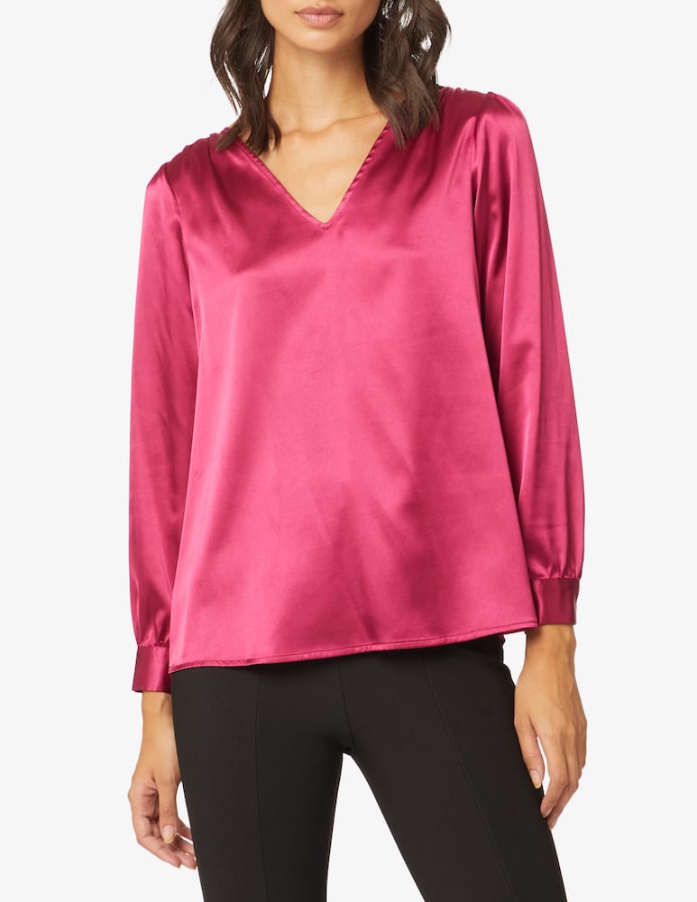 Elizabeth Ascot Camicia a manica lunga - Rosa - immagine 1