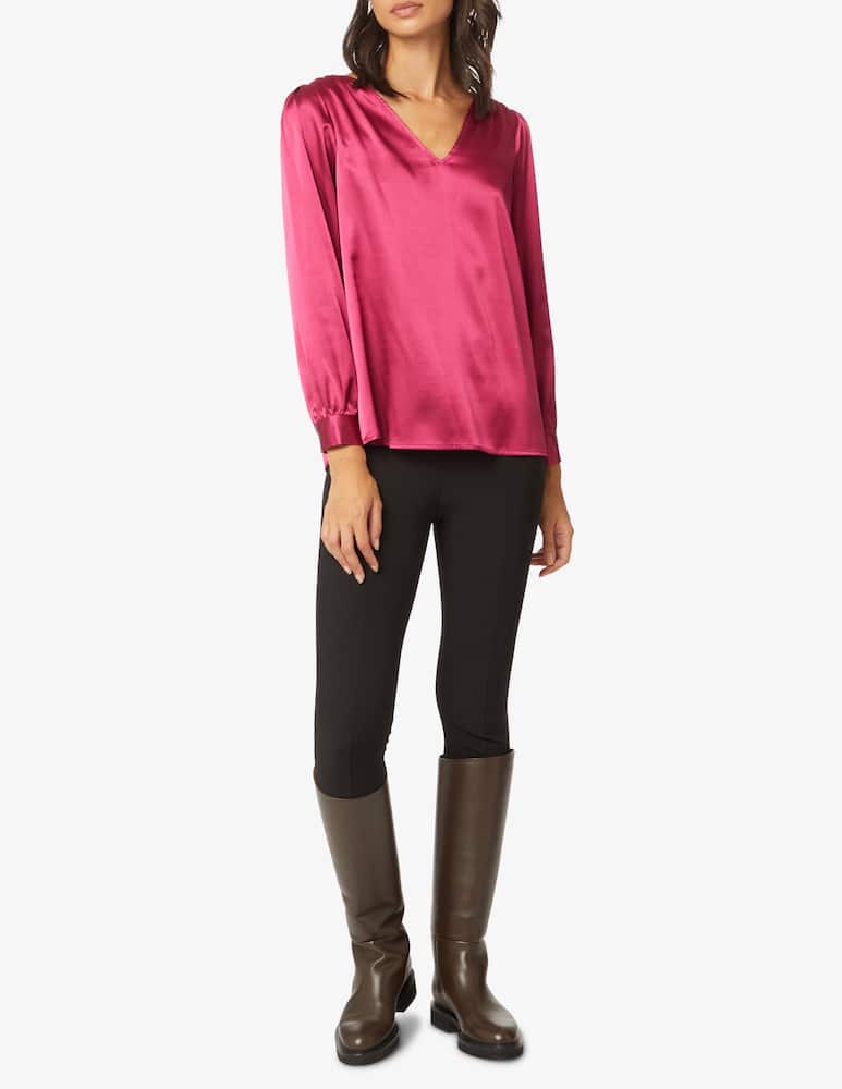 Elizabeth Ascot Camicia a manica lunga - Rosa - immagine 2