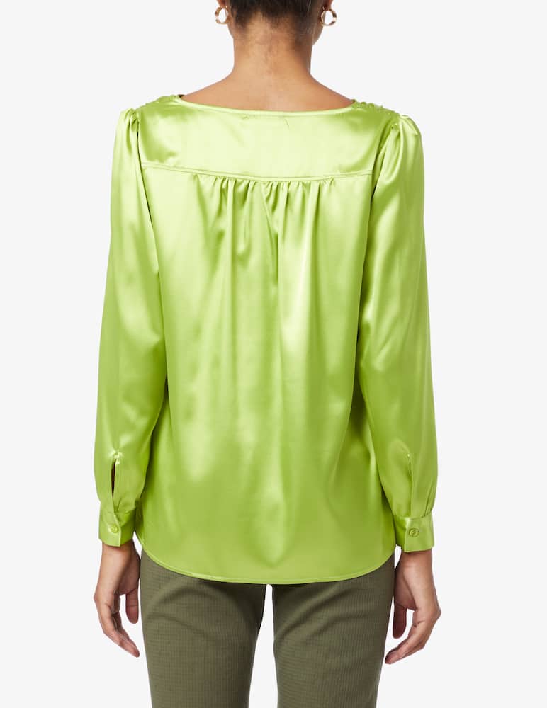 rinascente Elizabeth Ascot Long sleeved top - Green