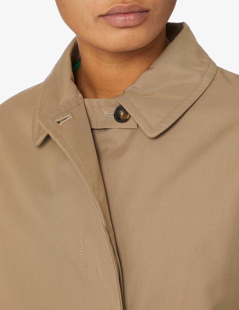 rinascente L'impermeabile Connie cotton blend midi coat - Beige