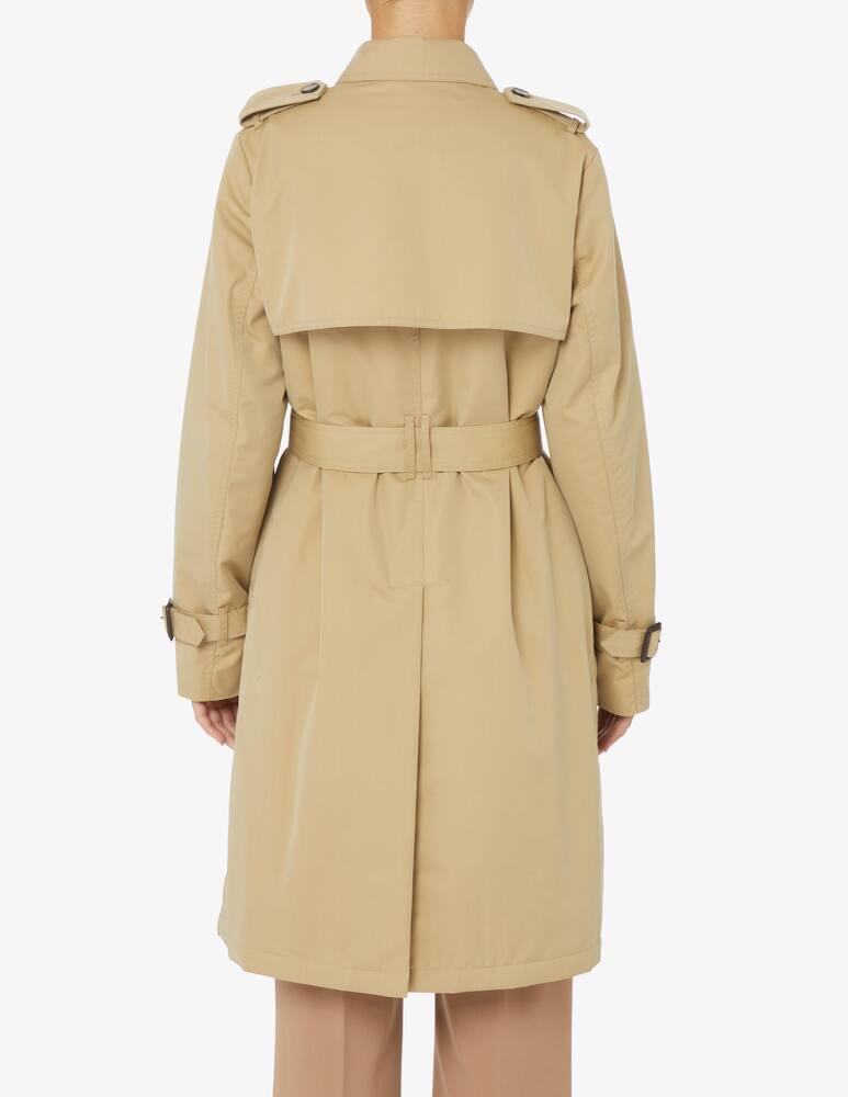 rinascente L'impermeabile Megan cotton blend midi trench - Beige