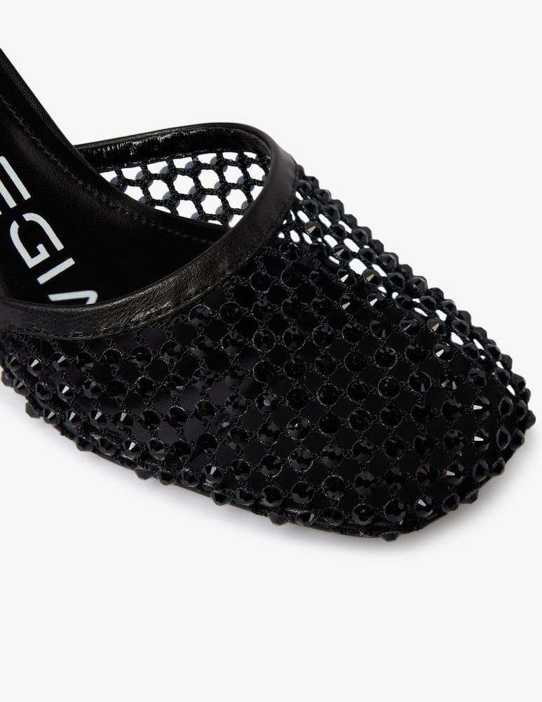 rinascente Strategia Decolletè mesh con cristalli