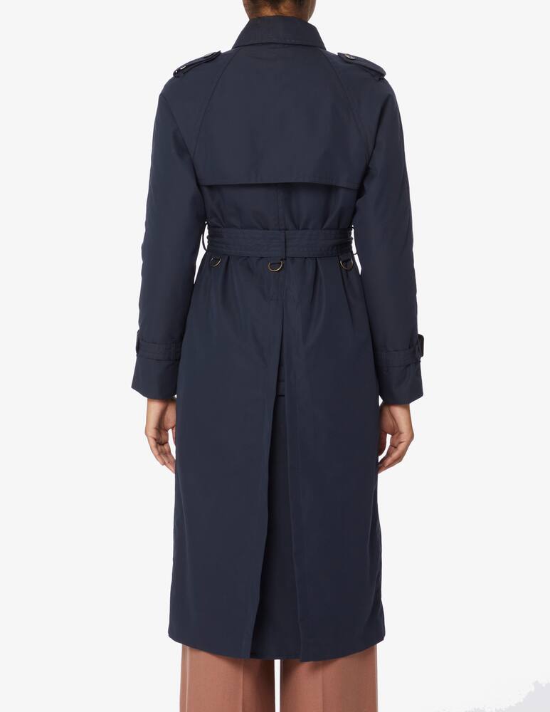 rinascente L'impermeabile Cappotto trench corto in misto cotone Nels - Blu